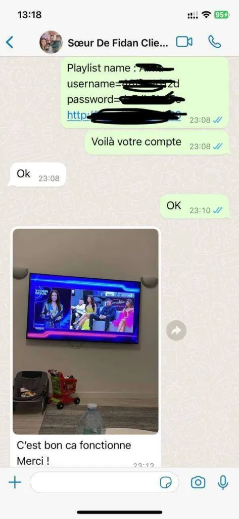 Press IPTV Real Customer WhatsApp Conversation Screenshot 6